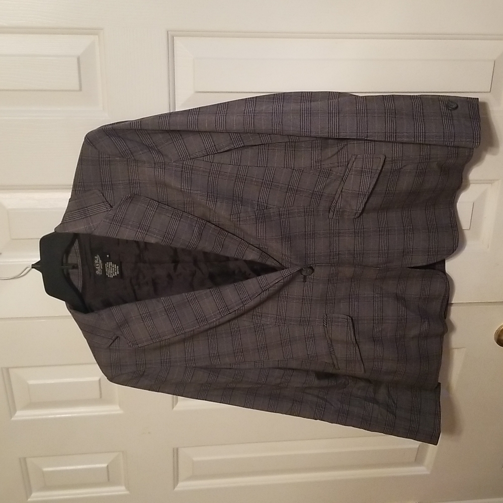 Pinstriped Suit Jacket Blazer Pinstripe Formal Professional  Women's Size 14